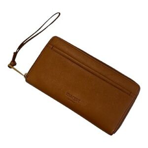 Margot | Brown Leather Wallet / Wristlet